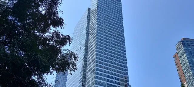 The glass tower at 200 West Street in Lower Manhattan, the headquarters of Goldman Sachs